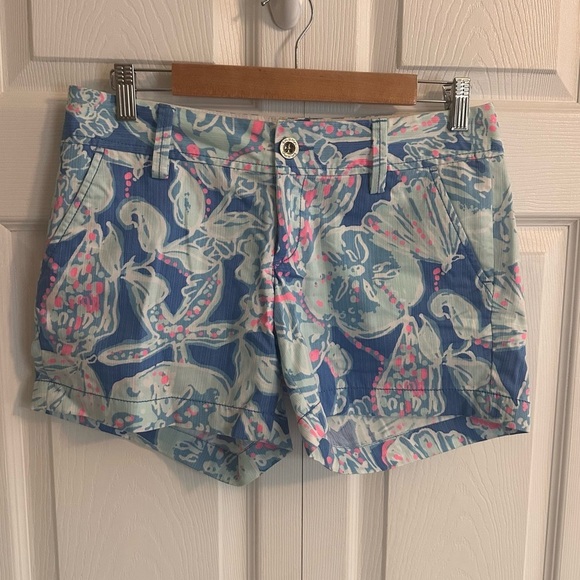 NWOT Lilly Pulitzer The Callahan Short Size 2 100% Cotton - Picture 1 of 8